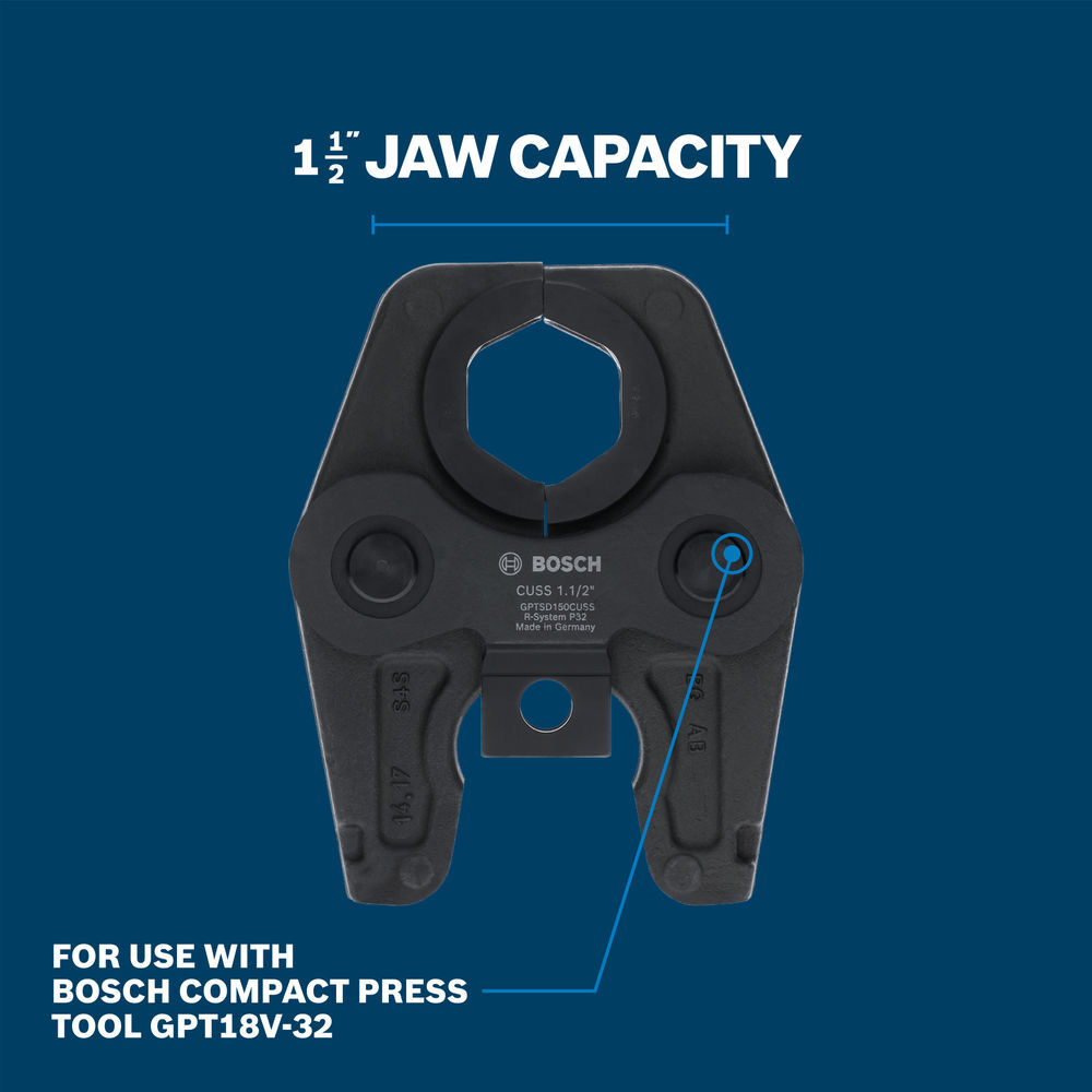 Bosch 1-1/2 Inch Standard Press Jaw, large image number 5