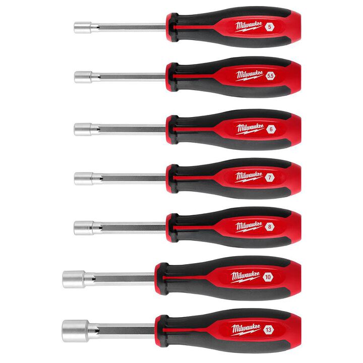 Milwaukee Metric HollowCore Magnetic Nut Driver Set 7pc