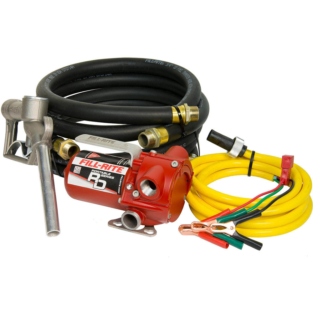 Fill-Rite 12 Volt DC 8 gpm Pump with Hose and Manual Nozzle, large image number 1