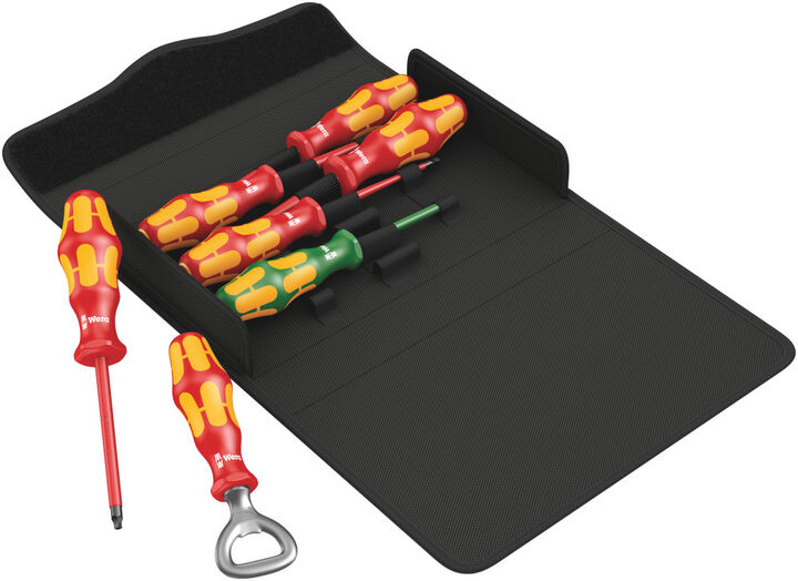 Wera Tools 7pc Kraftform Plus 100 iS/7 Set 3 VDE Screwdriver Set