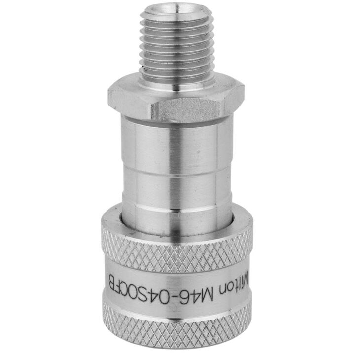 Milton 1/4in NPTF Hydraulic Spin-On Coupler Female Half