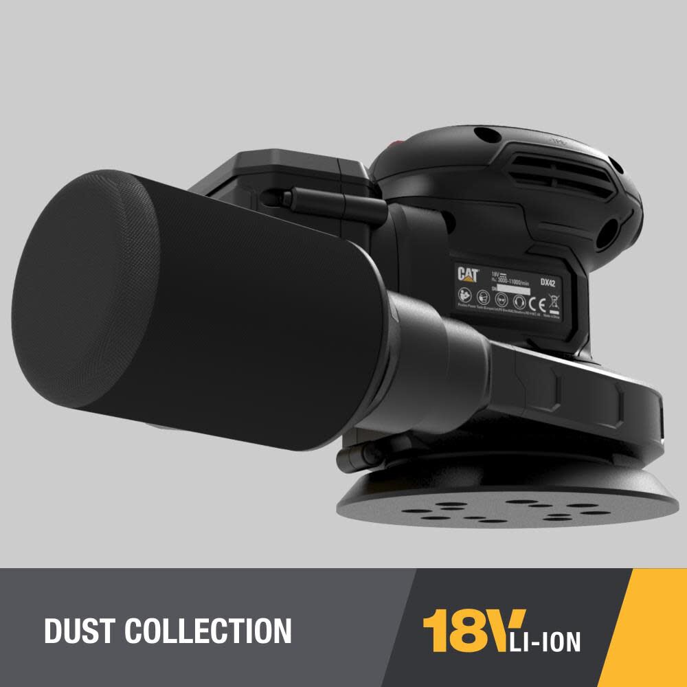 CAT 18V 1 FOR ALL Random Orbit 5 in Sander/6 in Polisher Cordless (Bare Tool), large image number 7