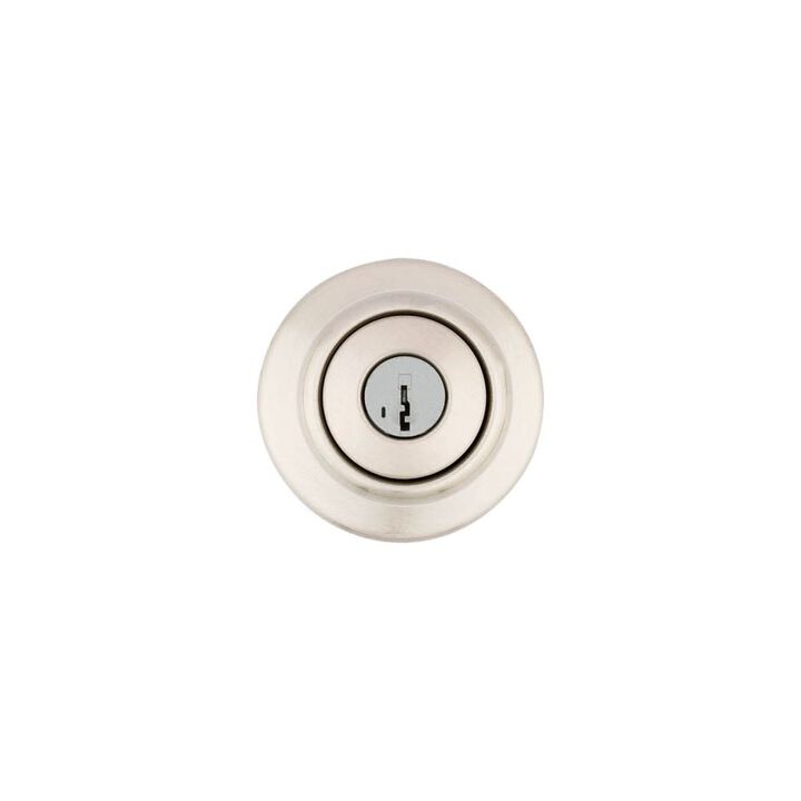 Kwikset Tylo Door Knob SmartKey Satin Chrome Keyed Entry Round, large image number 3