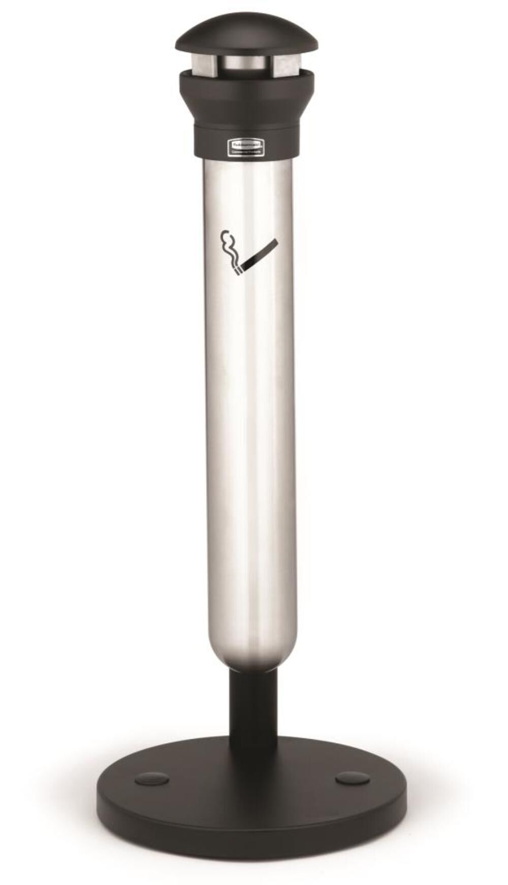 Rubbermaid Stainless Steel Infinity Smoking Receptacle Black, large image number 2