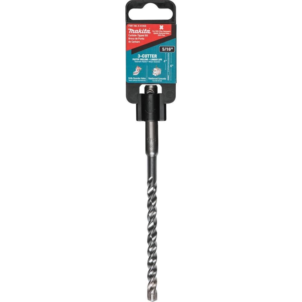 Makita 5/16in x 6in SDS Plus Bit 3 Cutter, large image number 12