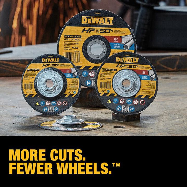 DEWALT Cutting Wheel 4 1/2in x .045in x 5/8in 11 HP T27, large image number 3