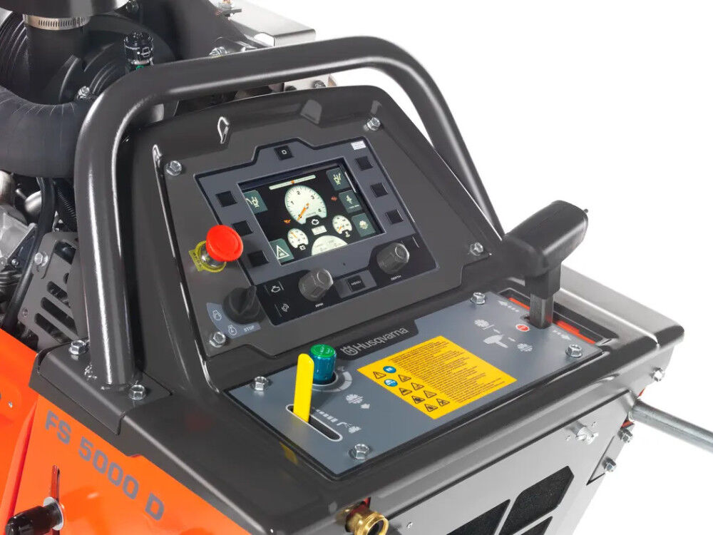 Husqvarna Construction FS 5000 D 48 HP 36 Inch Yanmar 3 Speed Floor Saw Body Only, large image number 4
