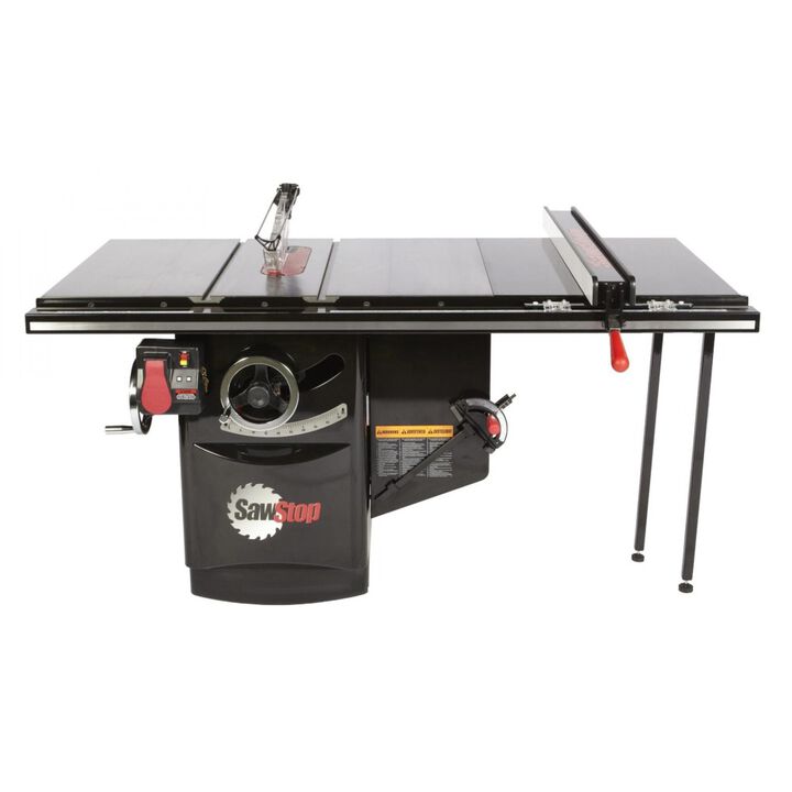 Sawstop 10 Inch 5 HP 36 Inch Industrial Cabinet Saw 3-Phase 230 V