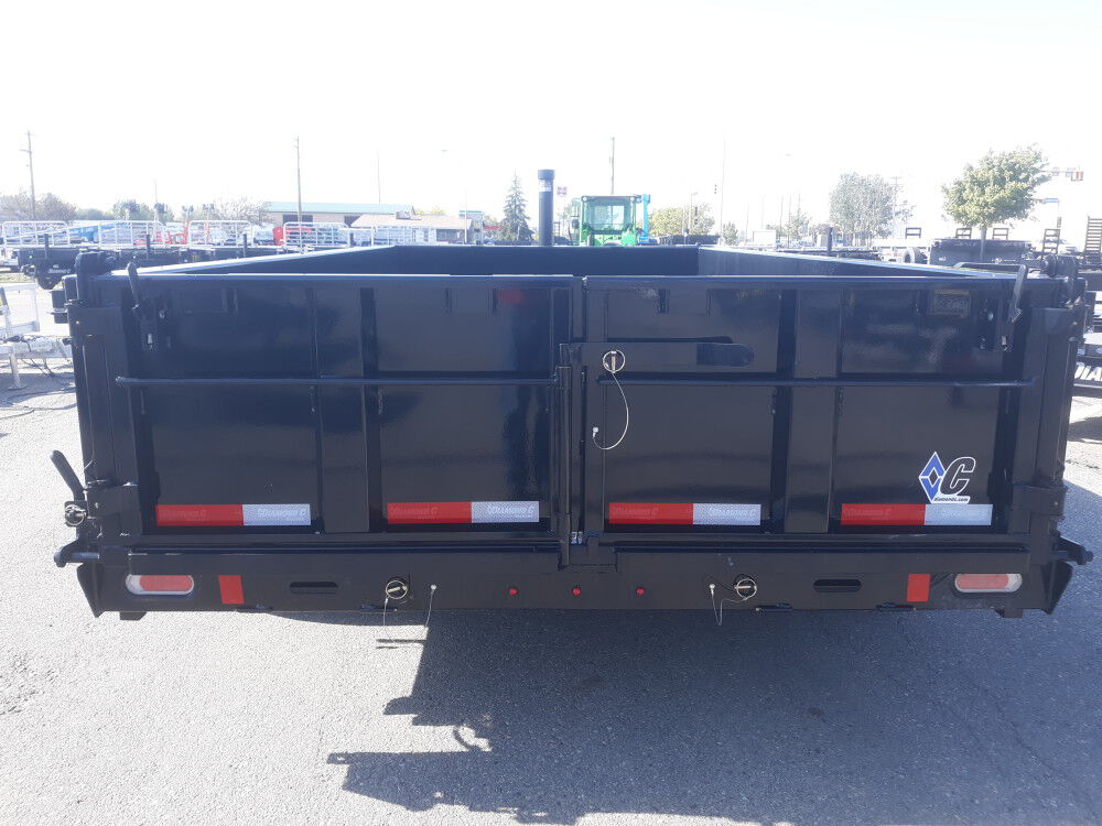 Diamond C 14 Ft. x 82 Inch Heavy Duty Low Profile Telescopic Dump Trailer, large image number 6