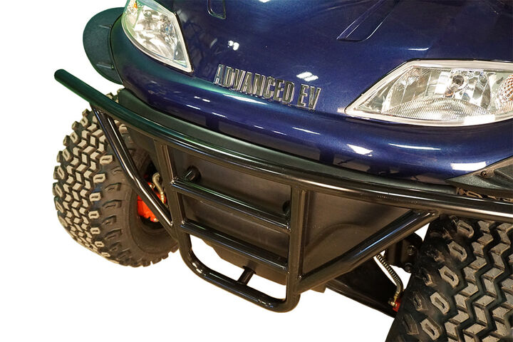 Advanced EV 48V Electric 2+2 Passenger Lifted Golf Car - Metallic Blue, large image number 3