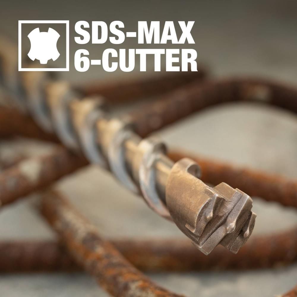 Makita 7/8in x 36in SDS-MAX Bit, 6-Cutter, large image number 4