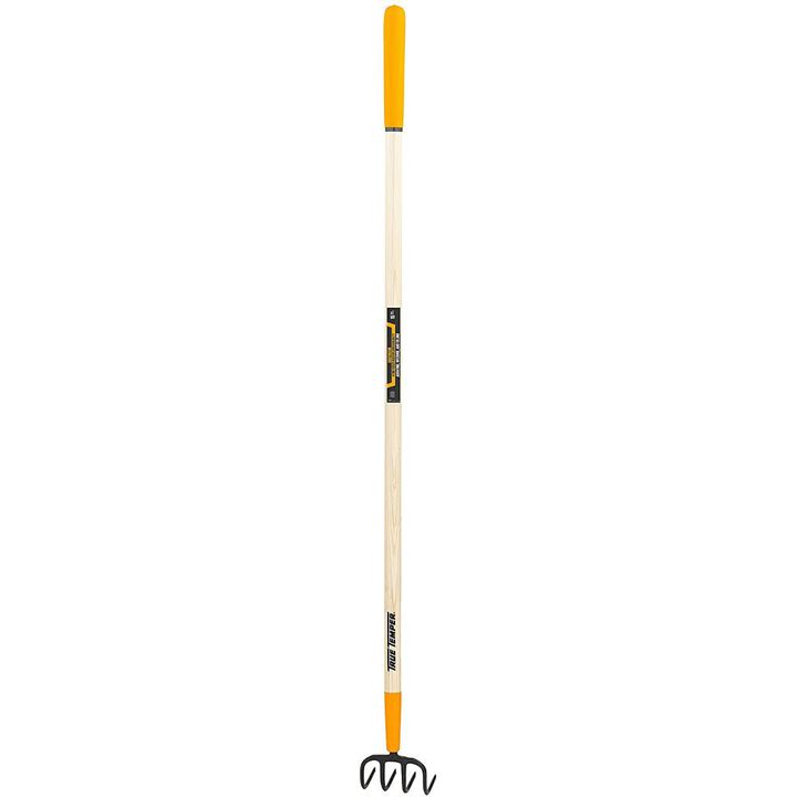 Ames 57 1/2 Inch 4-Tine Forged Cultivator with Hardwood Handle, large image number 1