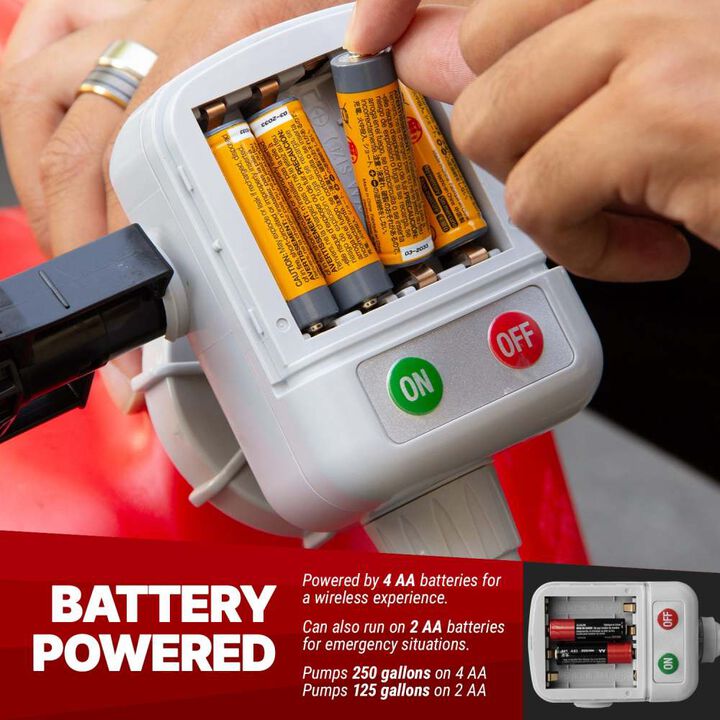 Tera Pump TRFA01 2.7 GPM 5th Gen Gas Can Battery Powered Fuel Transfer Pump, large image number 3