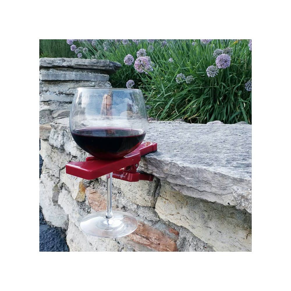 Wine Grasp 10 oz Rubber Padded Grip Glass Holder, large image number 8