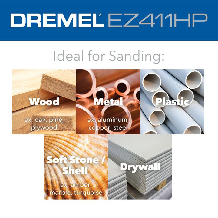 Dremel EZ Lock Sanding Disc, 60 Grit, 3 Pieces, large image number 4