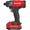 CRAFTSMAN V20* Cordless 1/4 Inch Impact Driver 2 Battery Kit, small image number 3