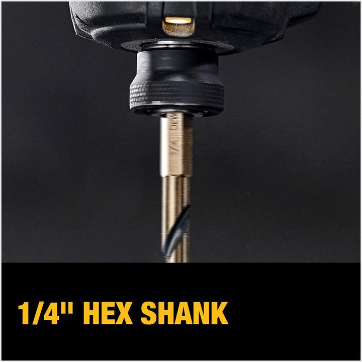 DEWALT 7/32in BLACK & GOLD Impact Ready METAL DRILL BIT, large image number 3