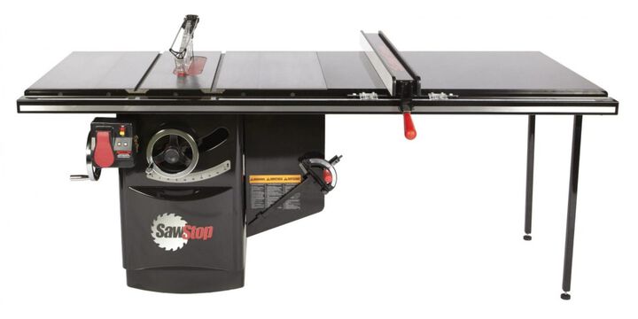 Sawstop 10 Inch 480V 7.5HP 3 Phase Cabinet Saw with 52 Inch T-Glide Advance Rip Fence