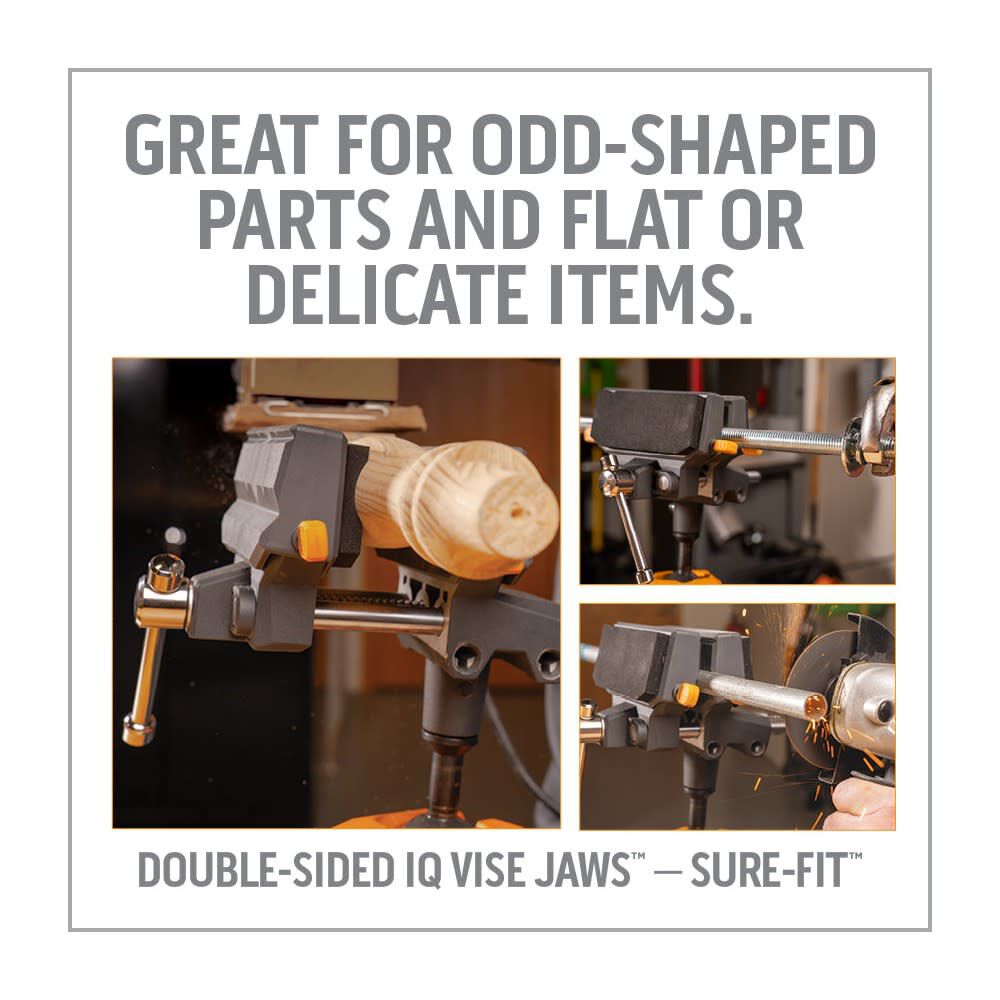 Work IQ Double-Sided Purpose-Built Reversible Sure Fit IQ Vise Jaw, large image number 9