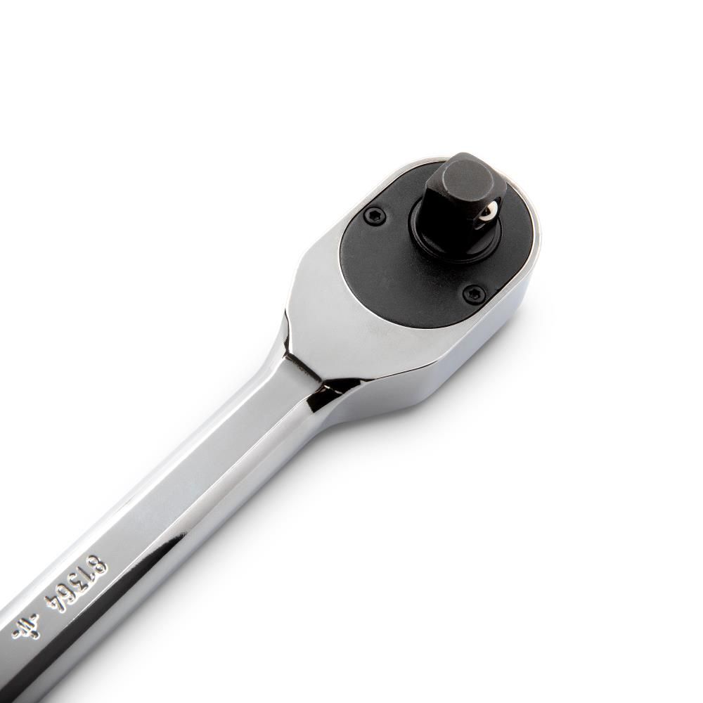 GEARWRENCH 120XP 1/2 Inch Drive Full Polish Chrome Extra Long Handle Teardrop Ratchet, large image number 2