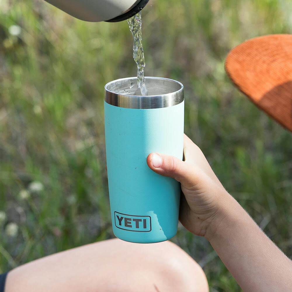 YETI Rambler Jr 10 Oz Tumbler with Silicone Straw Lid Tropical Pink, large image number 8