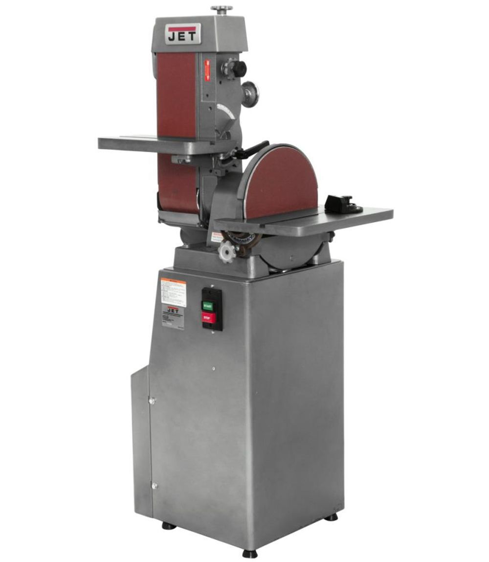 JET 6x48 Industrial Combination Belt & 12in Disc Finishing Machine, large image number 2