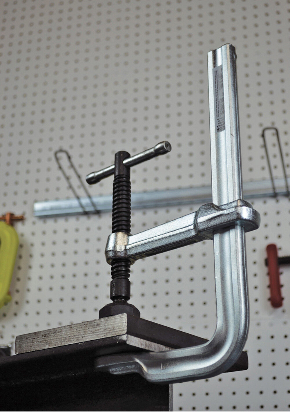 Bessey classiX Regular Duty GSM Series 7-1/2 Inch Bar Clamp 4-3/4 Inch Throat Depth with Heavy Duty Pad, large image number 4