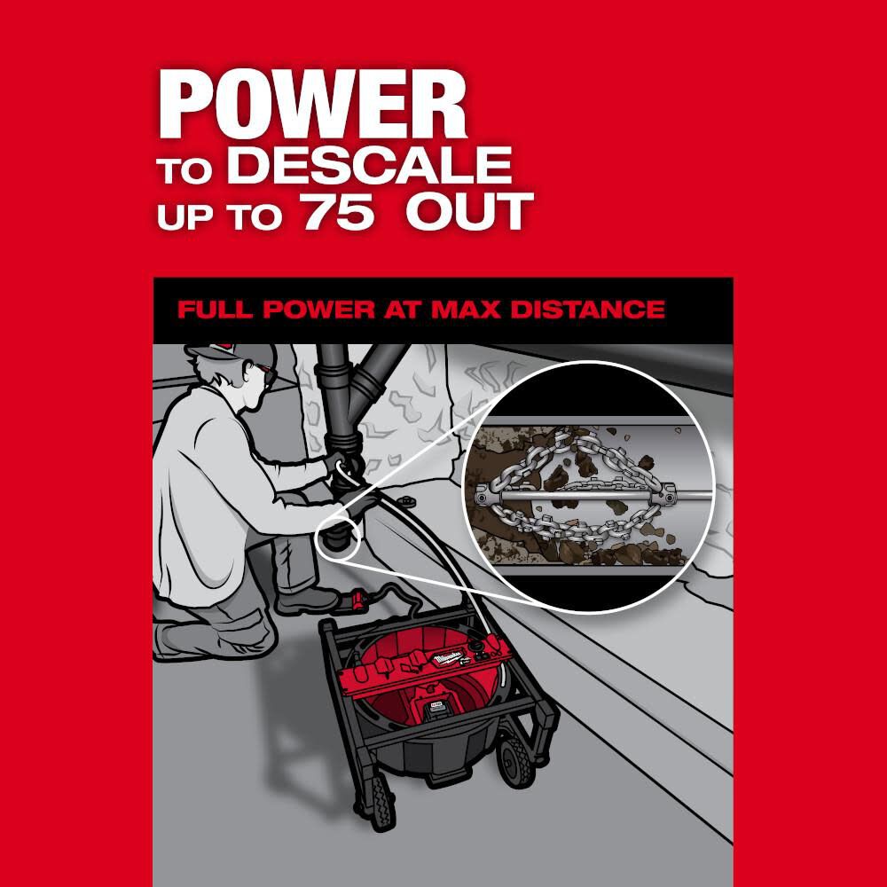 Milwaukee 4inch Carbide Chain Knocker for 5/16inch Chain Snake Cable, large image number 4