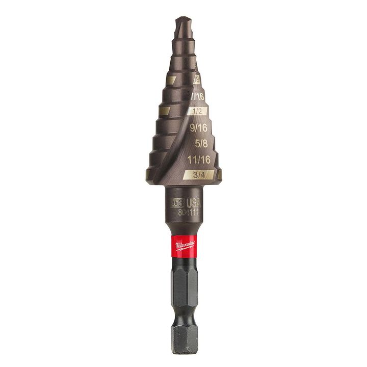 Milwaukee SHOCKWAVE Impact Duty Step Bit #3 3/16 - 3/4 in.