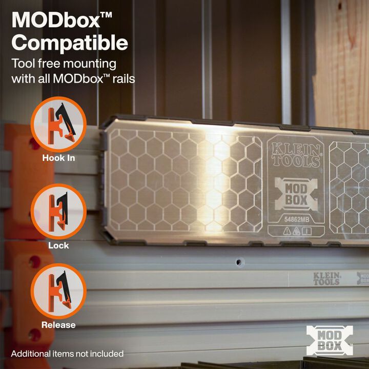 Klein Tools MODbox Wall System, Steel Mount, large image number 2