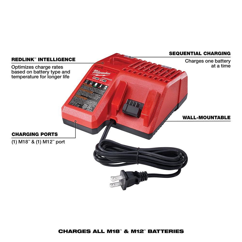 Milwaukee M18 REDLITHIUM XC 5.0Ah Battery and Charger Starter Kit, large image number 7