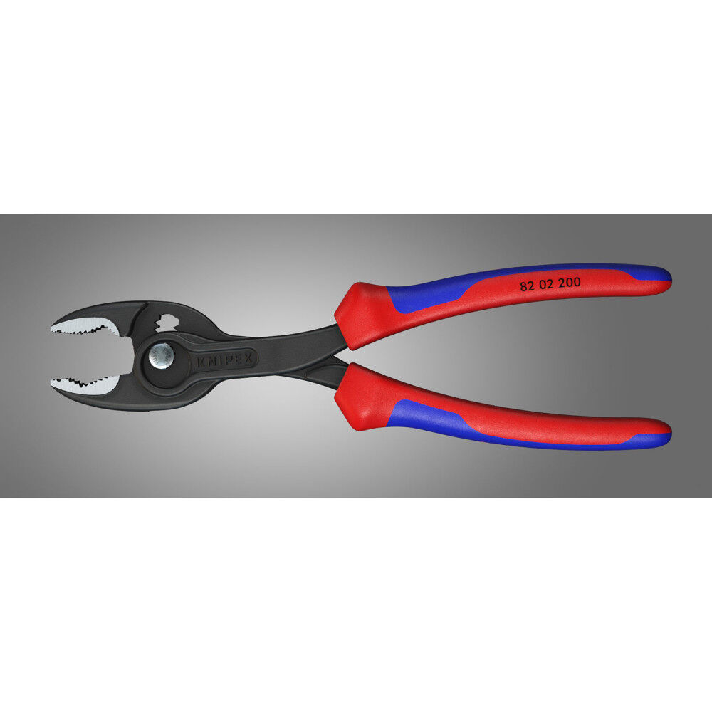 Knipex 8 In. TwinGrip Slip Joint Pliers with Comfort Grip Handle, large image number 2
