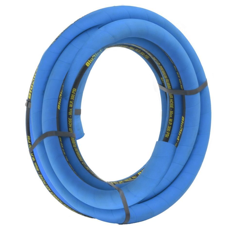 BluBird Pro 1 Inch x 300 Ft. Rubber Air Hose Assembly, large image number 4