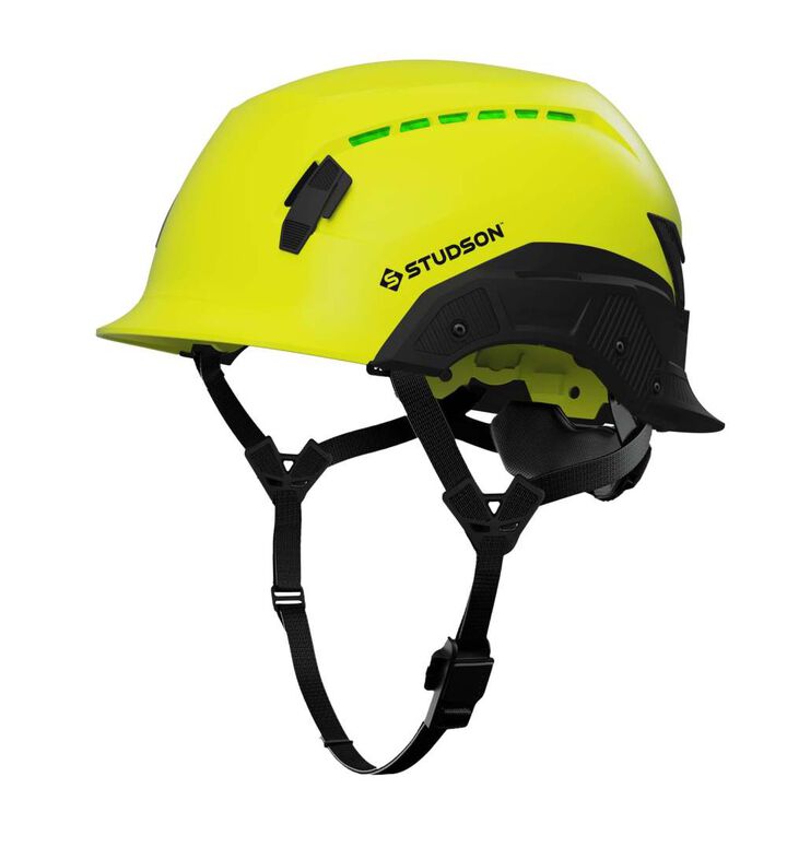 Studson Standard Brim Vented Safety Helmet Type 2 Class C Hi-Vis Yellow Large/XL, large image number 0