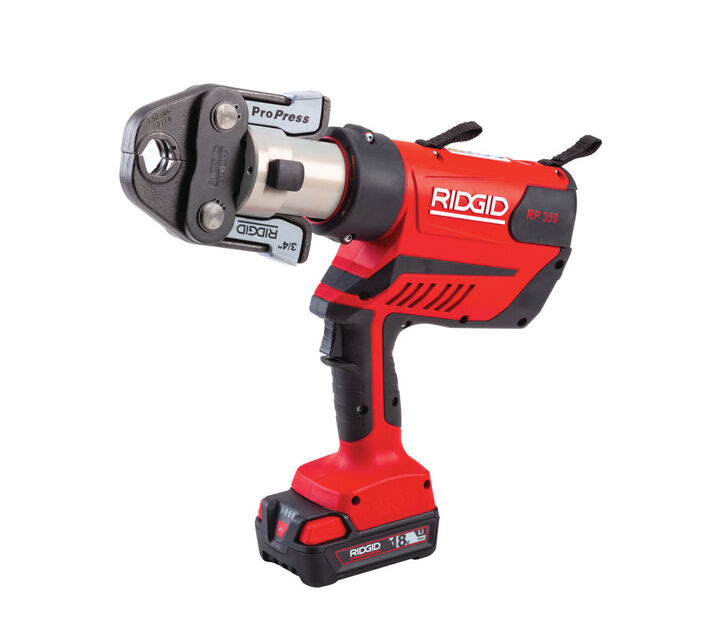 Ridgid RP 350 ProPress Pressing Tool Kit with 1/2 Inch - 1 Inch MegaPress Jaws, large image number 1