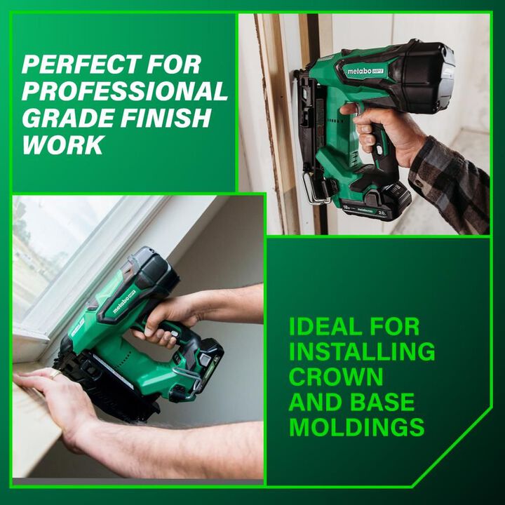 Metabo HPT 18V MultiVolt Straight Finish Nailer 16 Gauge 2Ah Kit, large image number 2