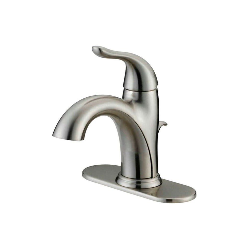 Oakbrook Bathroom Sink Faucet One Handle Brushed Nickel, large image number 2