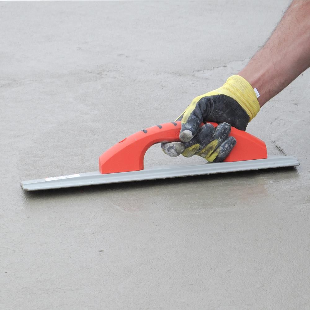 Kraft Tool Co 12 In. x 3-1/4 In. Square End Magnesium Hand Float with ProForm Handle, large image number 2