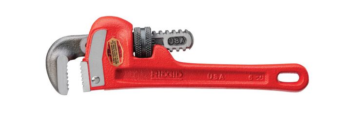 Ridgid 6 Inch Heavy-Duty Straight Pipe Wrench