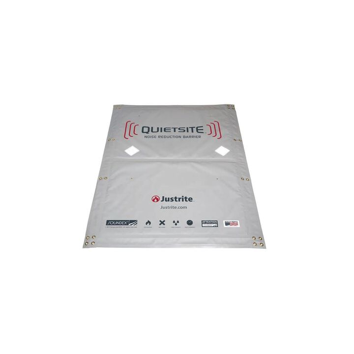 Justrite 4 x 6 Ft. Gray PVC Coated Polyester Sound Barrier Panel