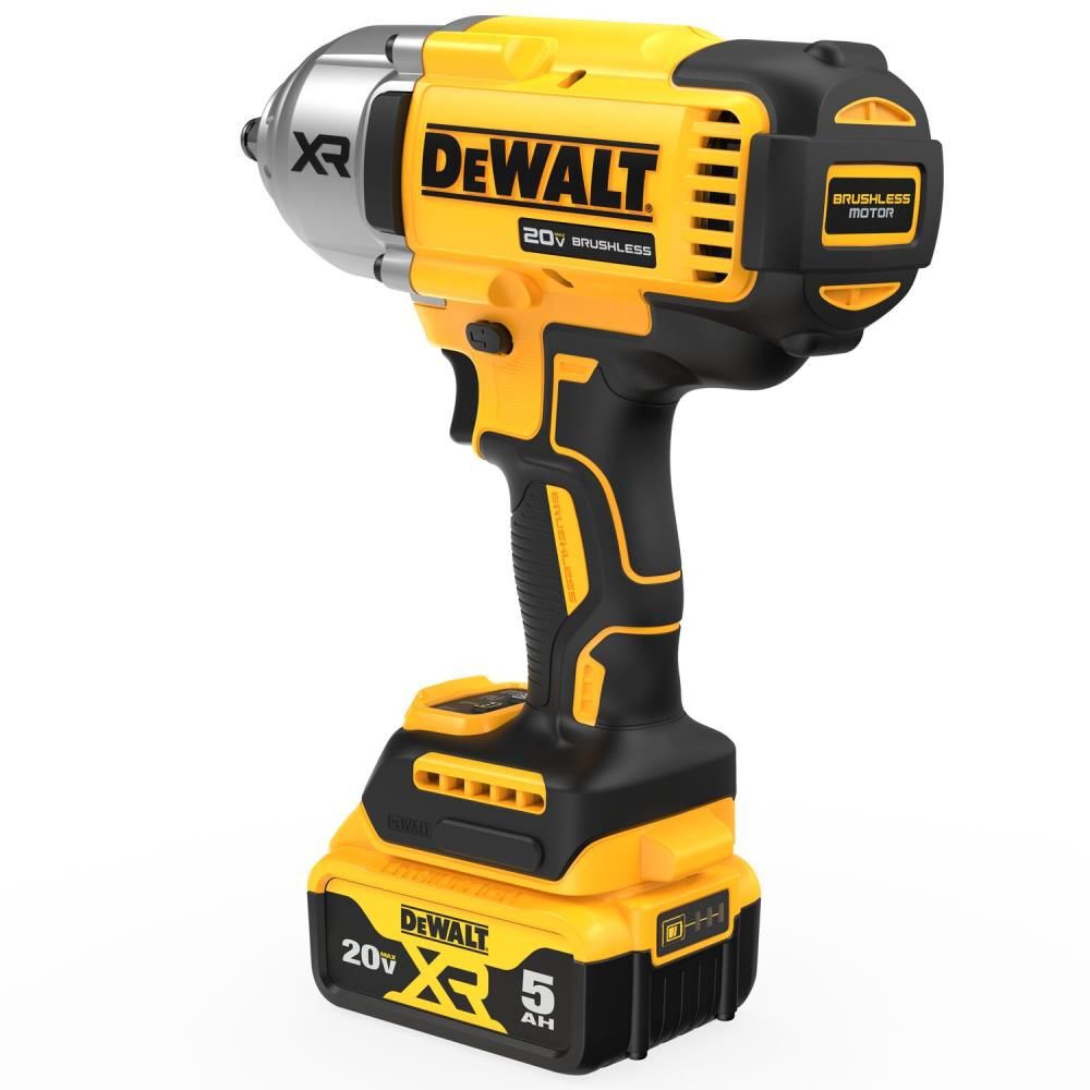 DEWALT 20V MAX XR 1/2in High Torque Impact Wrench with Hog Ring Anvil Kit, large image number 5
