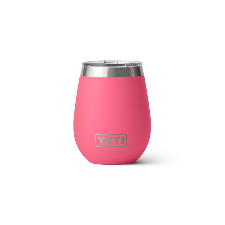 YETI Rambler 10 Oz Wine Tumbler with Magslider Lid Tropical Pink