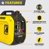 Champion Power Equipment 2500-Watt Ultralight Gas Powered 49 State Portable Inverter Generator with Quiet Technology, small image number 4