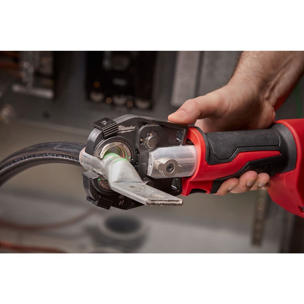 Milwaukee M18 FORCE LOGIC 600 MCM Crimper with 350 MCM AL Dies (Bare Tool), large image number 9