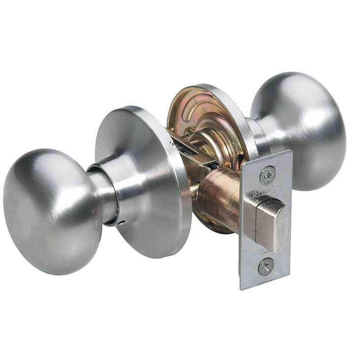 Master Lock Satin Nickel Finished Hall and Closet Passage Door Knob