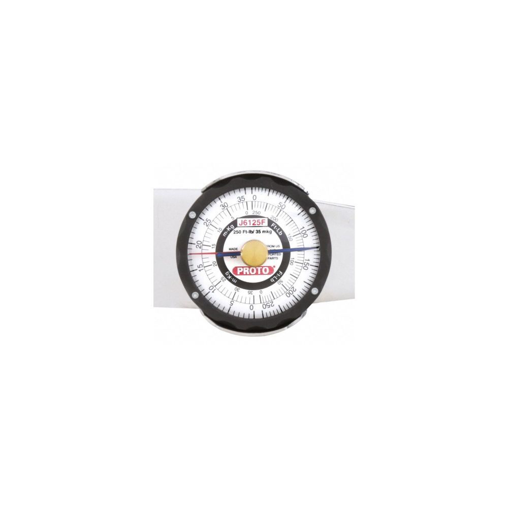 Proto 1/2 in Drive Dial Torque Wrench 50-250 ft-lbs, large image number 7