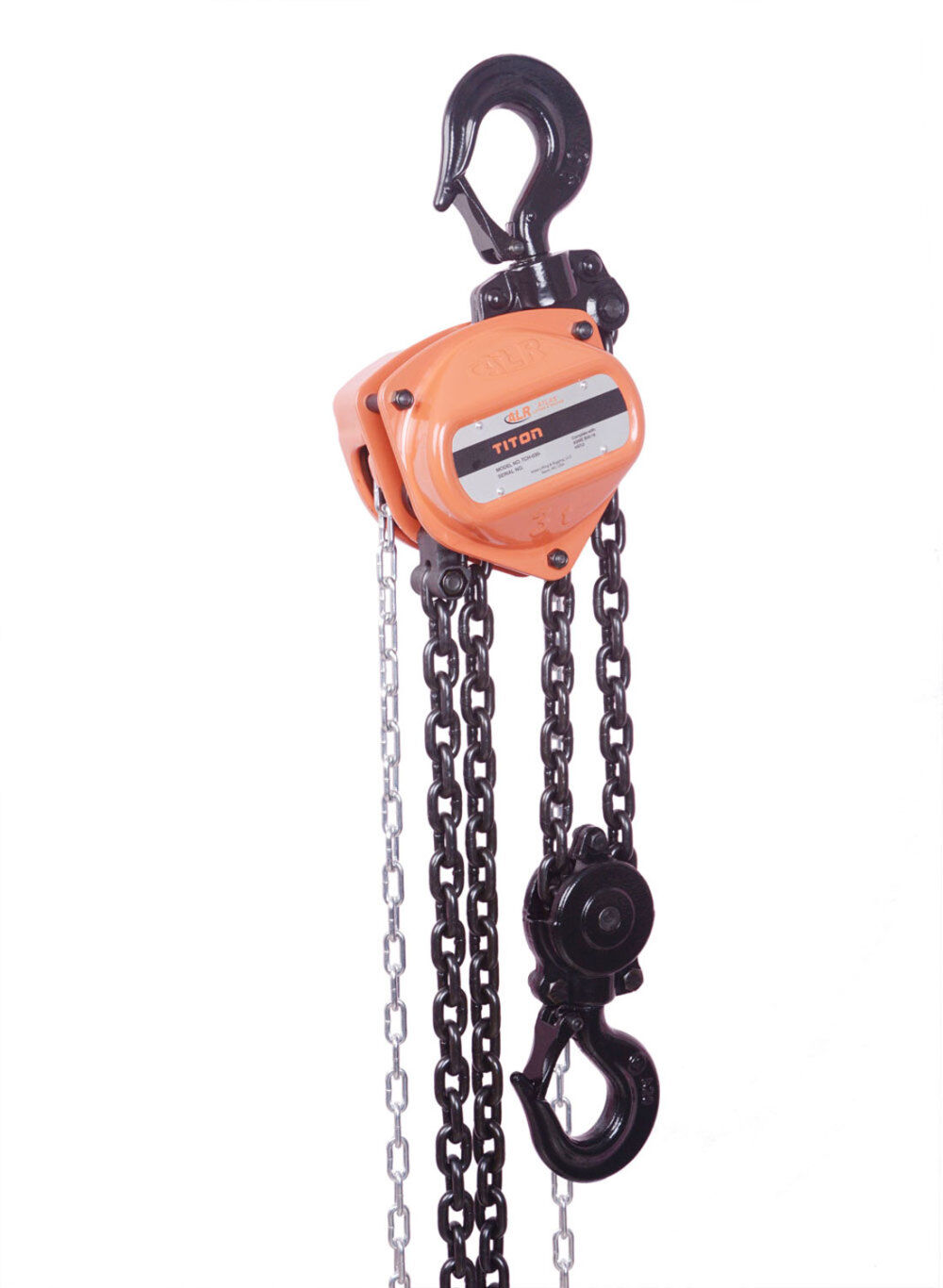 Atlas Lifting and Rigging TCH 10 Ton Chain Hoist 22000 lbs 20 Ft. Lift, large image number 1