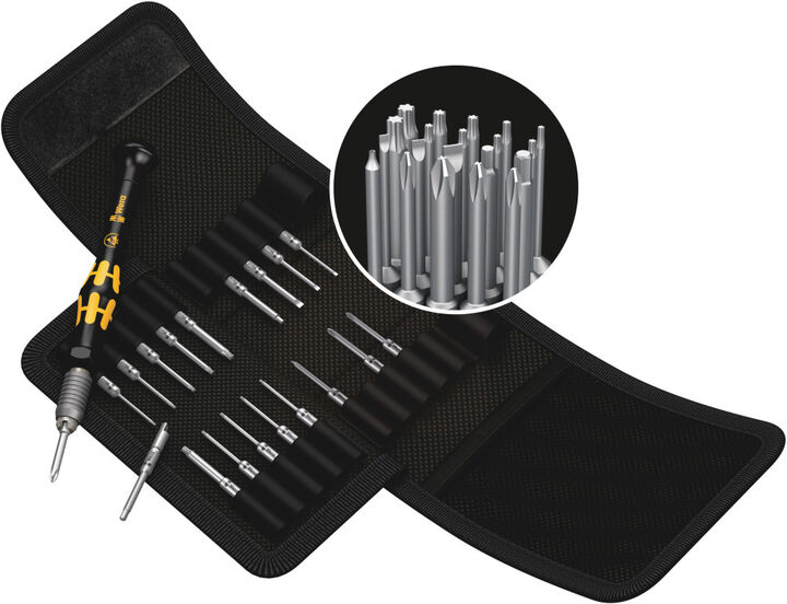 Wera Tools 20pc Kraftform Kompakt Micro 20 ESD 1 Screwdriver Set