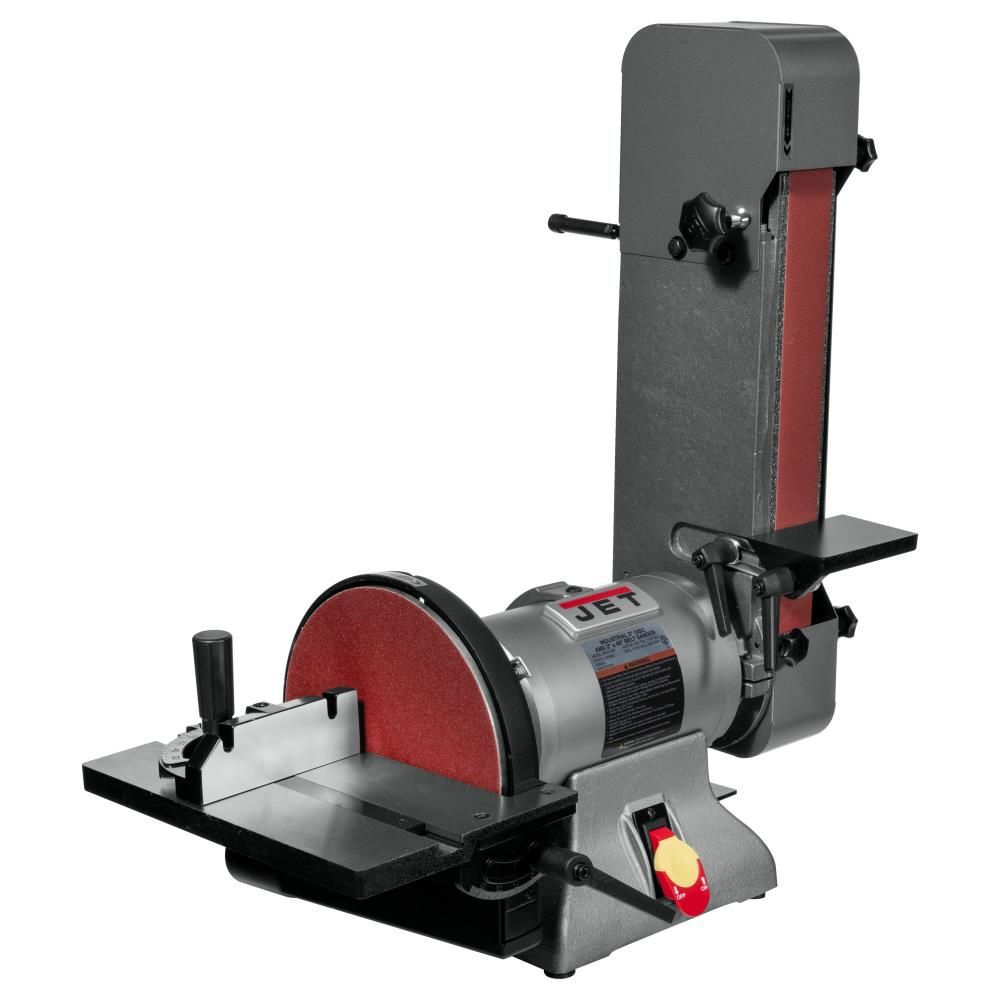 JET Combination Industrial 2 Inch x 48 Inch and 9 Inch Disc Grinder, large image number 5
