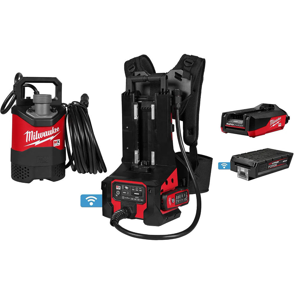 Milwaukee MX FUEL 1HP 2 Inch Submersible Pump Kit, large image number 1